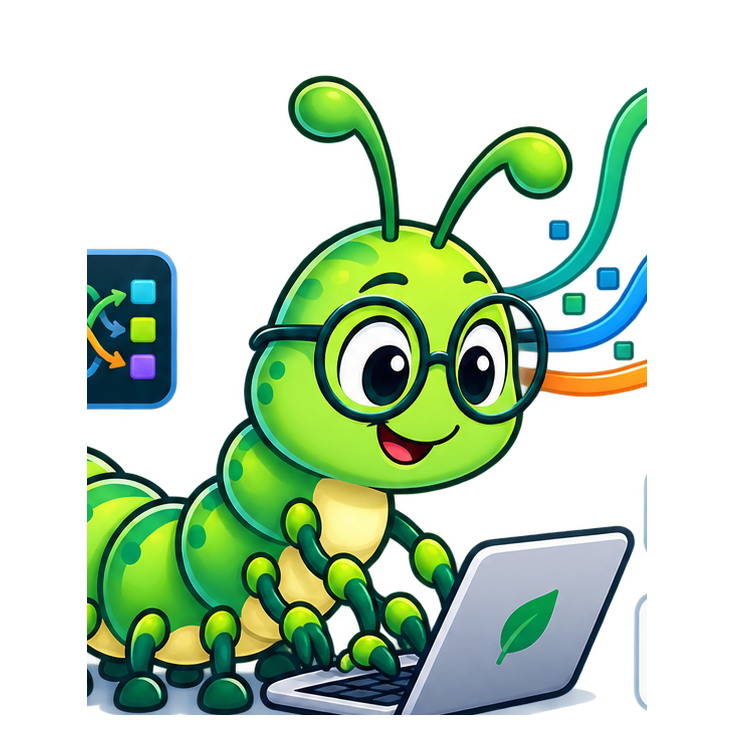 Mapperpillar mascot